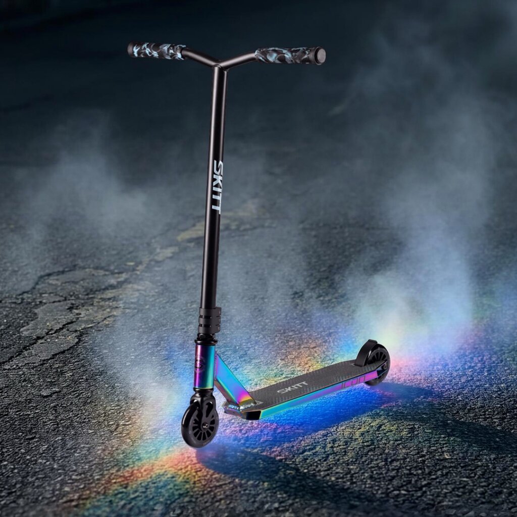 SKITT Freestyle koloběžka ICON Rainbow lifestyle koloběžka profil 2